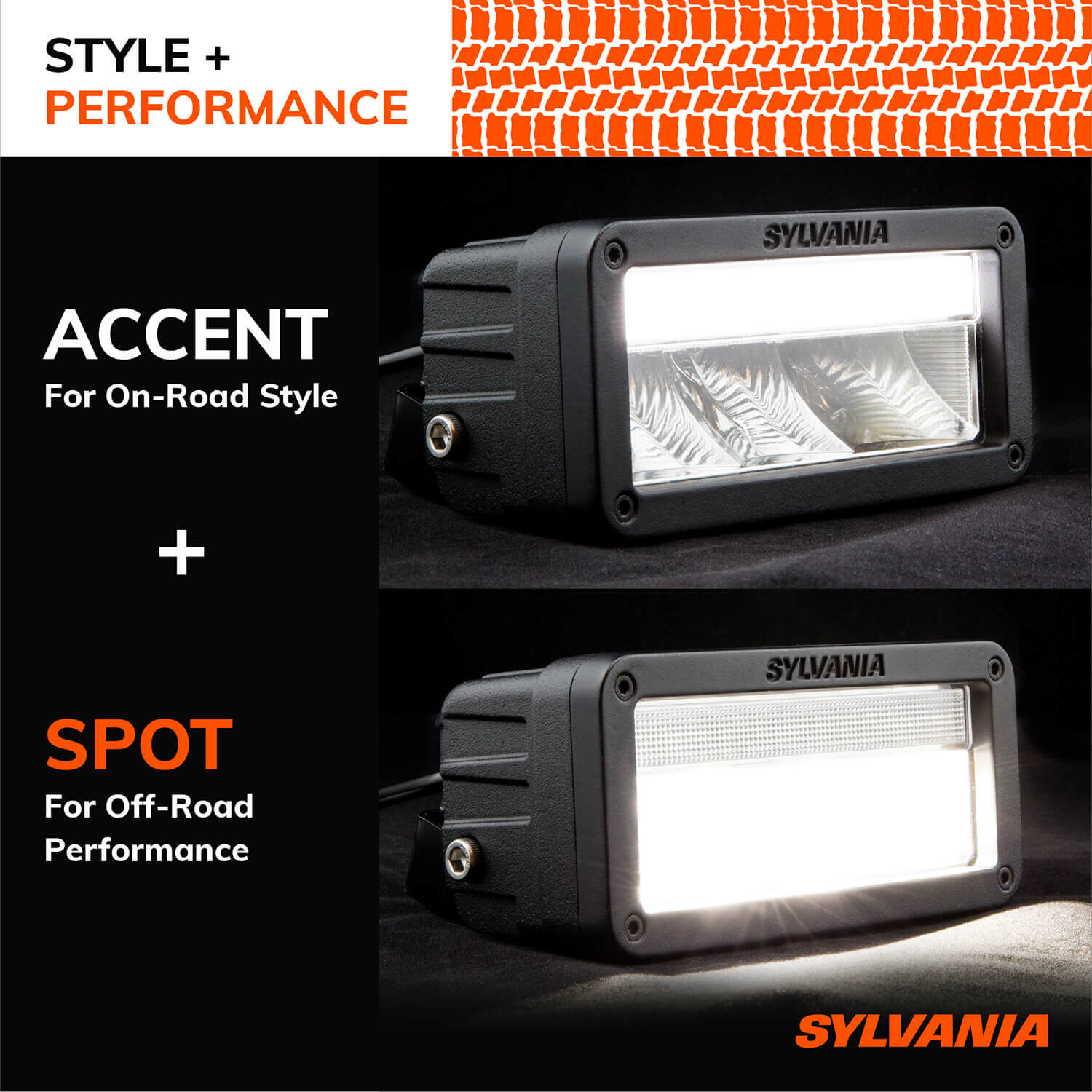 SYLVANIA Dual Mode 6 Inch LED Light Bar Spot