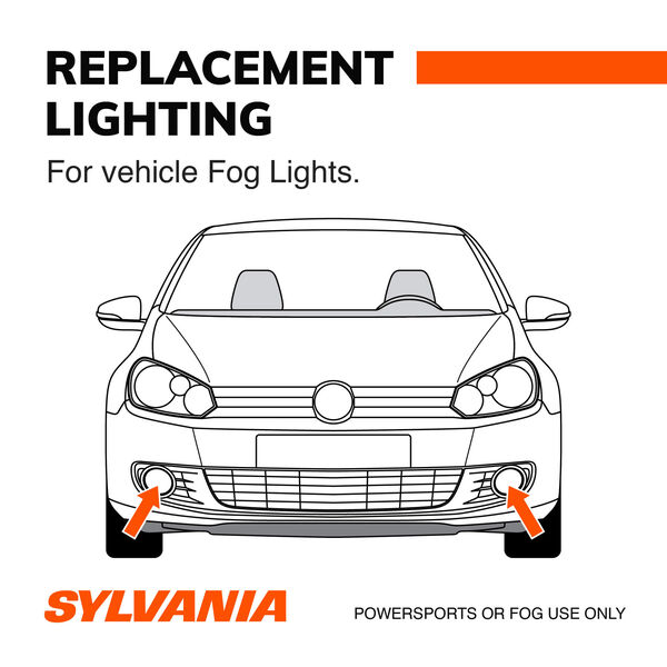 SYLVANIA 9003 | H4 LED Powersport Headlight Bulbs for Off-Road Use or Fog  Lights - 2 Pack