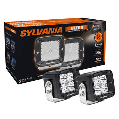 SYLVANIA Ultra 3 Inch LED Pod Cube - Spot