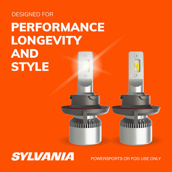 SYLVANIA Bombillas LED H1 Powersport para faros delanteros para uso  todoterreno o luces antiniebla, paquete de 2